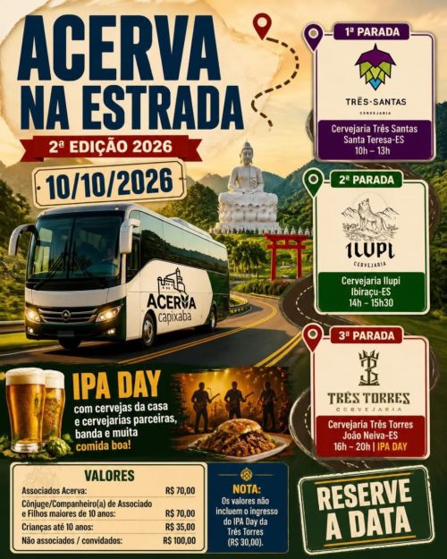 AcervA na Estrada:  2a Edição: Três Santas ; Ilupi; Ipa Day Três Torres (ASSOCIADOS Incluindo cônjuge/filhos maiores de 10 anos)